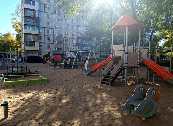 В Комсомольске-на-Амуре завершается ремонт дворов на федеральные средства